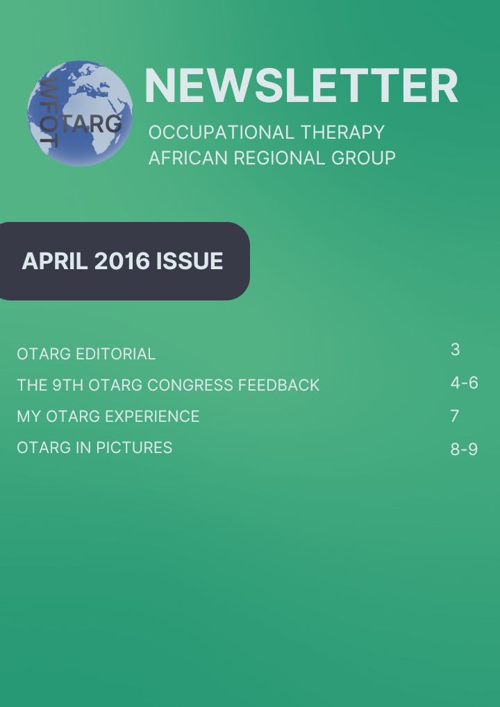 OTARG Newsletter April 2016