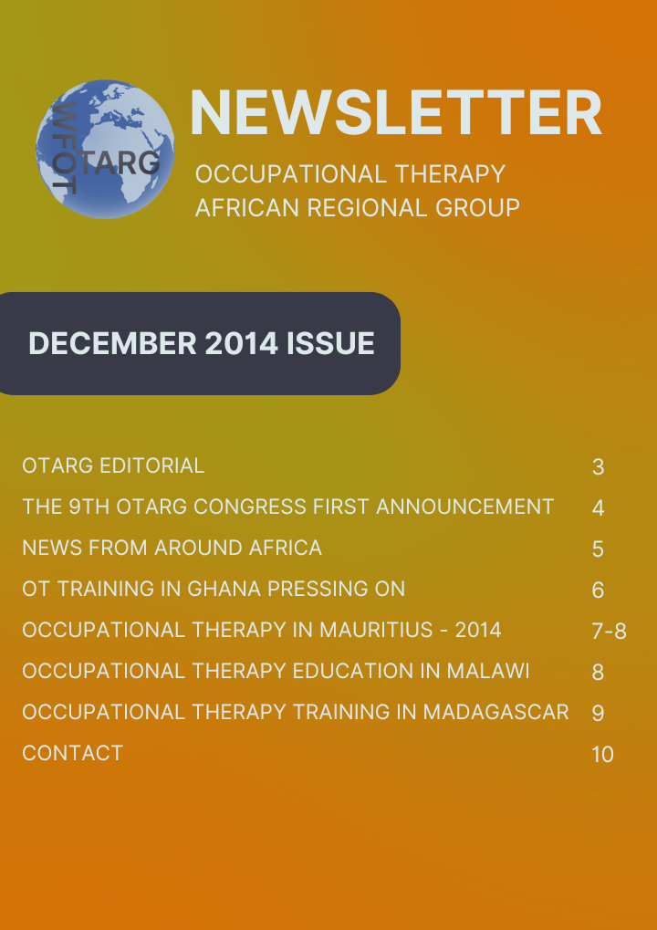OTARG Newsletter December 2014